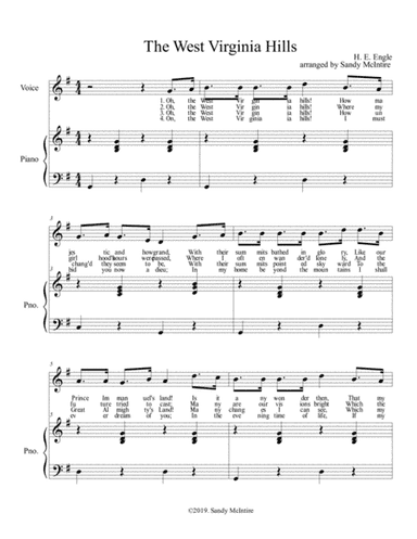 The West Virginia Hills (arr. Sandy McIntire)