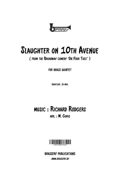 Slaughter On Tenth Avenue (arr. Marc Goris)