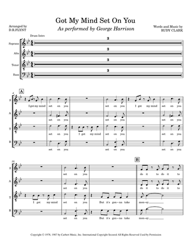 Got My Mind Set On You (arr. D.R.FLYNT)