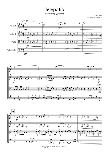 Telepatia (arr. Jasmine Brown)