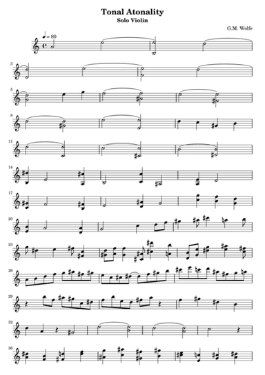 Tonal Atonality