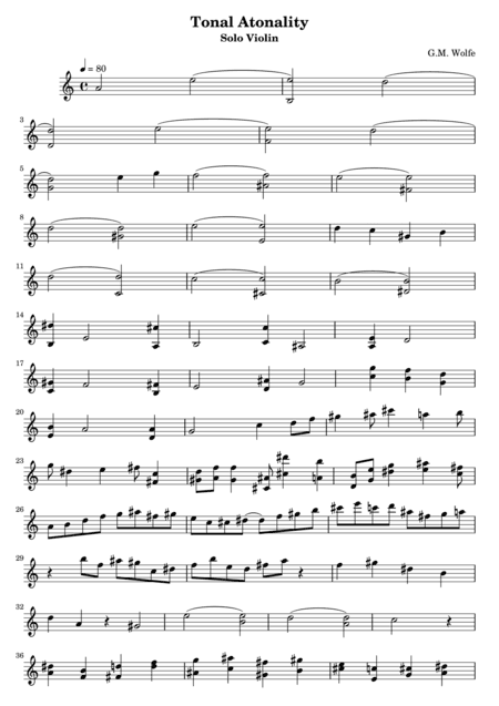 Tonal Atonality
