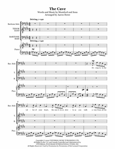 The Cave (arr. Aaron Howe)