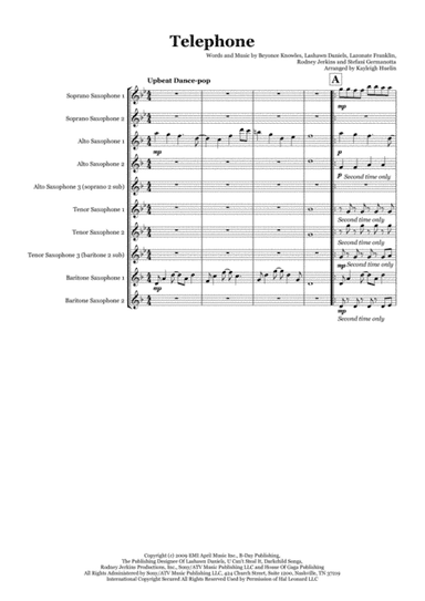 Telephone (feat. Beyonce) (arr. Kayleigh Huelin)
