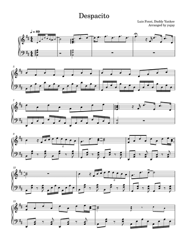 Despacito (arr. yujay)