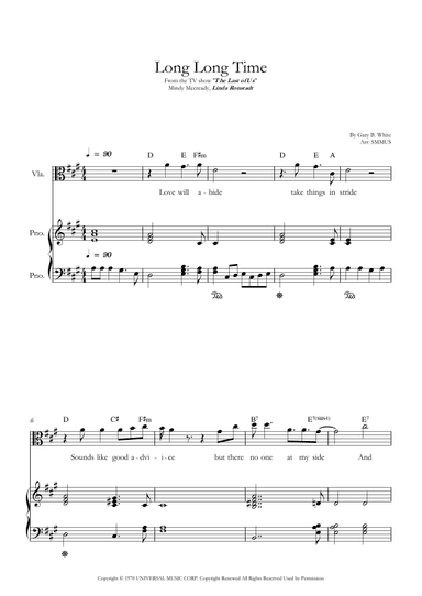 Long Long Time (arr. SMMUS)