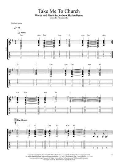 Take Me To Church (arr. J Czerwonka)