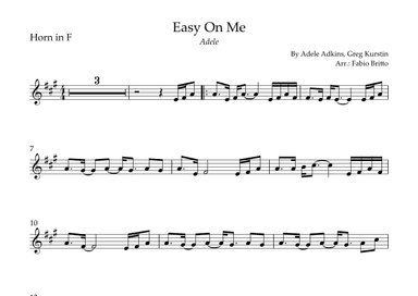 Easy On Me (arr. Fabio Britto)