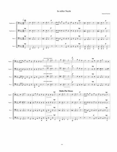 In Stiller Nacht (arr. Kenneth D. Friedrich)