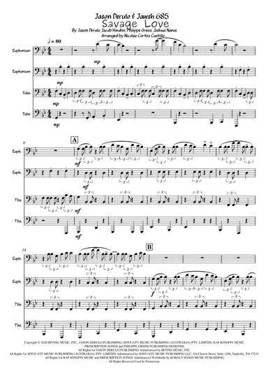 Savage Love (arr. Nicolás Cortés Castillo)
