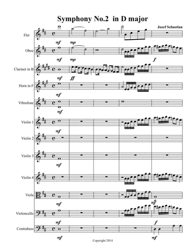 Symphony No 2 Jozef Sebastian