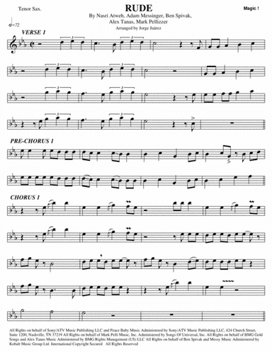 Rude (arr. Jorge Juárez)