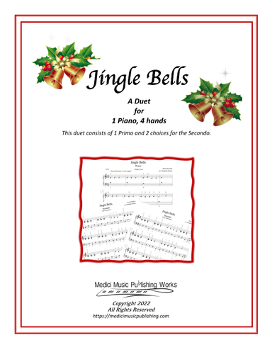 Jingle Bells Duet or Solo (arr. Elizabeth Medici)