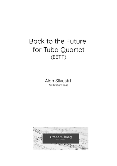 Back To The Future (arr. Graham Boag)