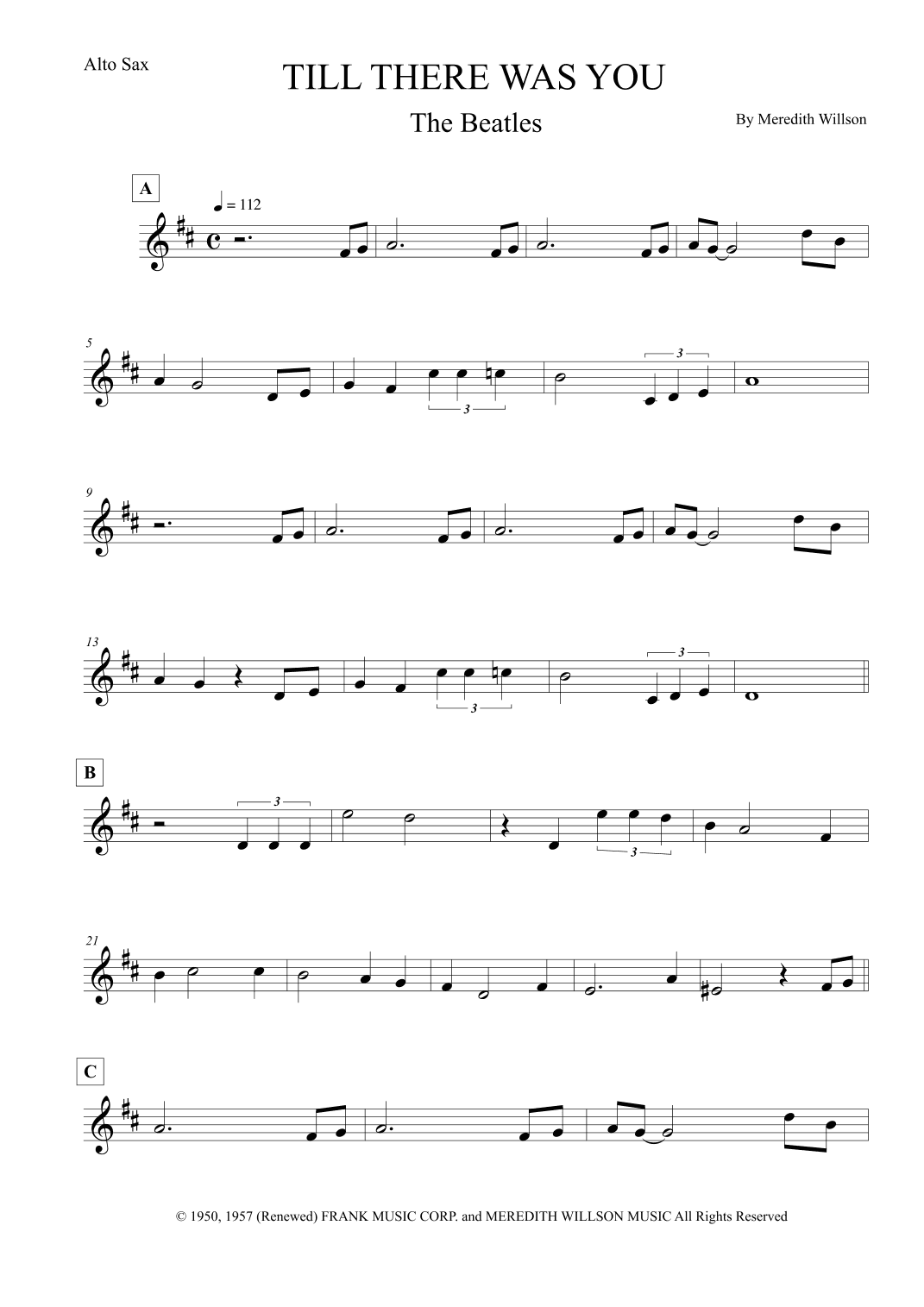 Till There Was You (arr. Leo Silva)