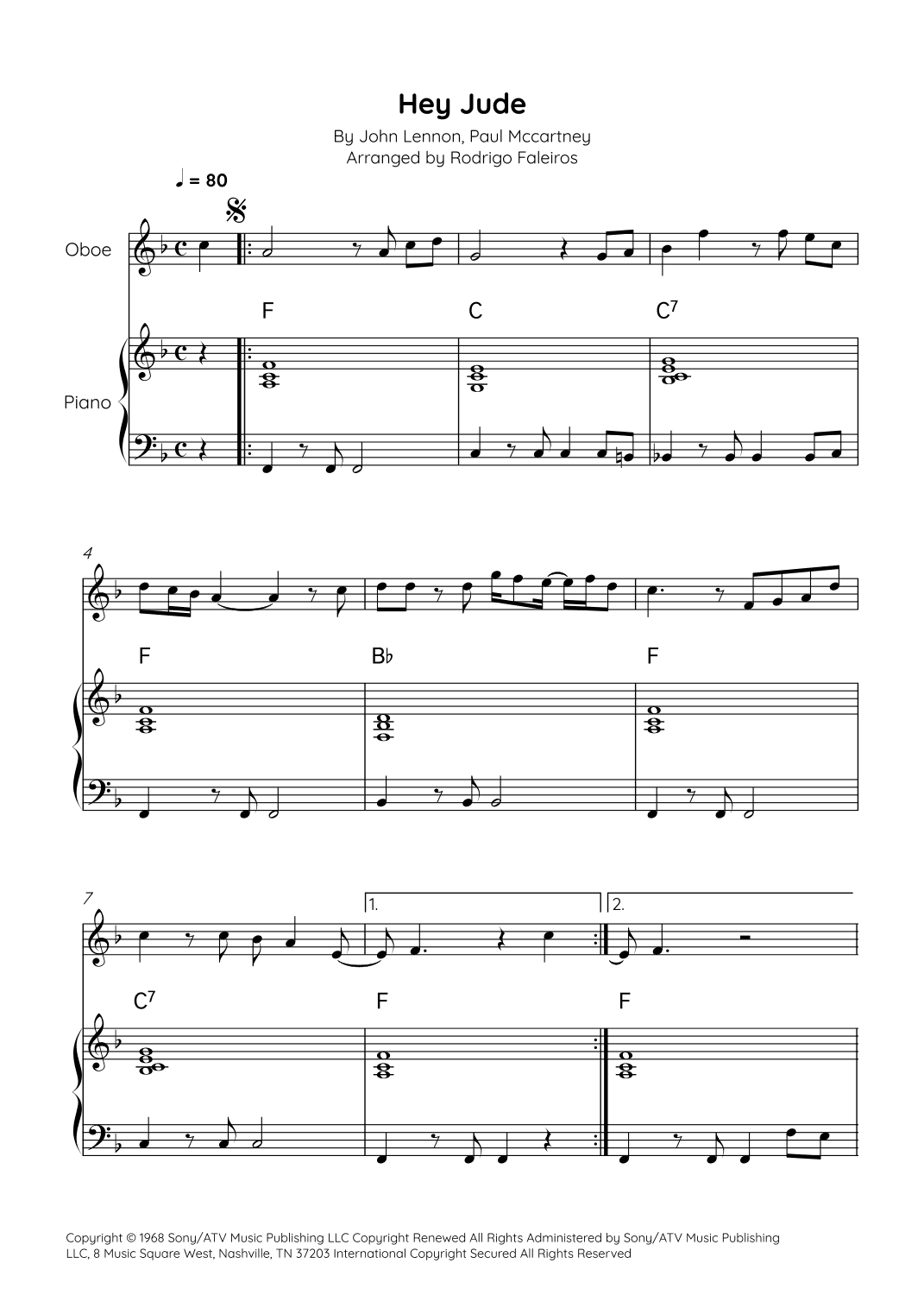 Hey Jude (arr. Rodrigo Faleiros)