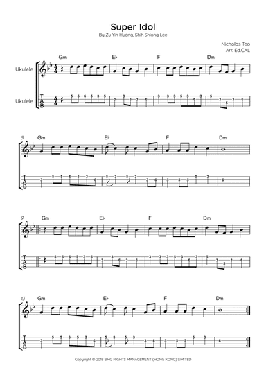 Super Idol (arr. Arr. Ed.CAL)
