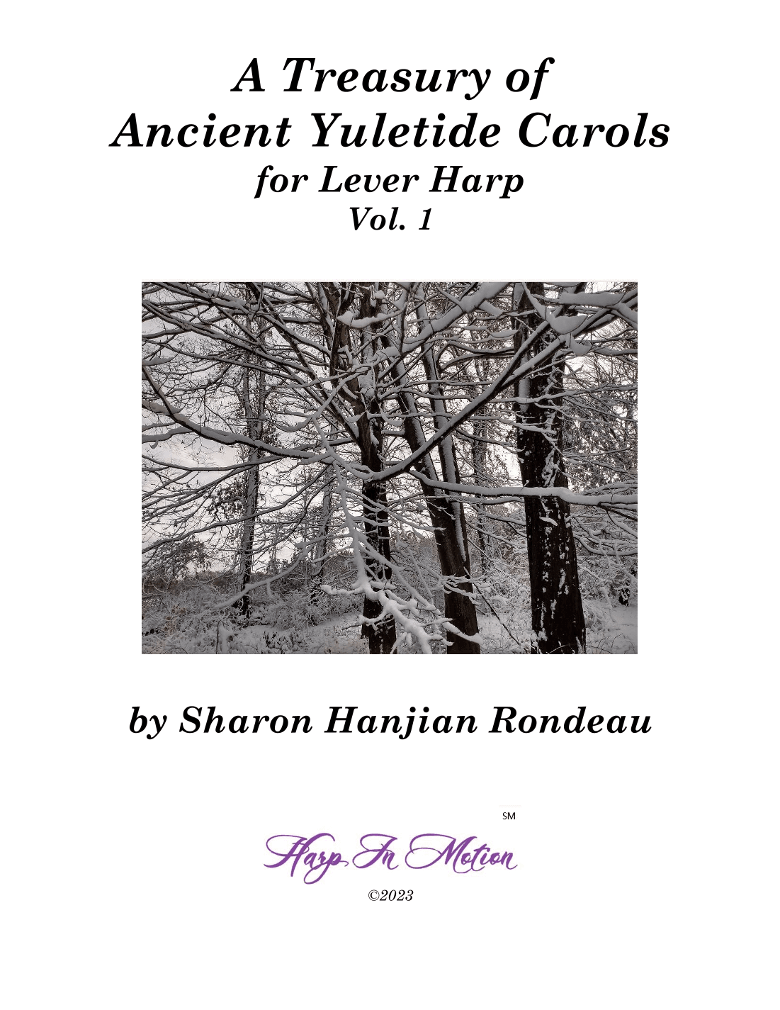 A Treasury of Ancient Yuletide Carols for Lever Harp (arr. Sharon Hanjian Rondeau)