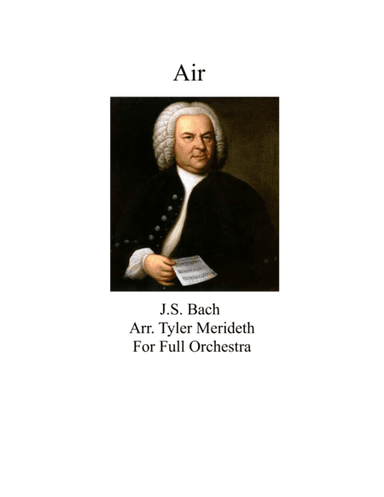 Air from Second Movement of Orchestral Suite No. 3 BWV 1068 (arr. Tyler Merideth)