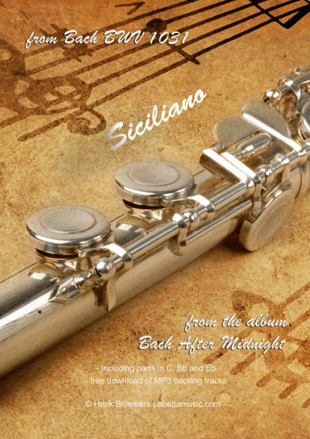 Siciliano from Bach BWV 1031 (arr. Henk Bloemers)