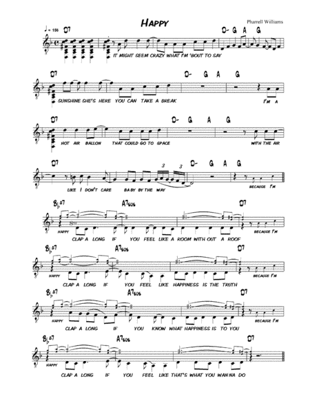 Happy (arr. Richard Stratton)