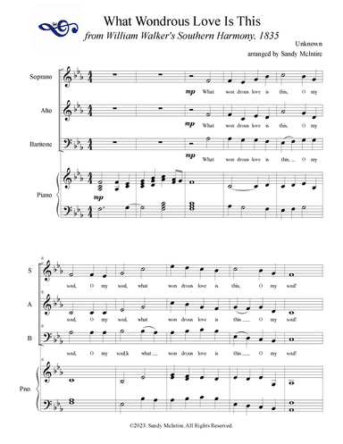 What Wondrous Love Is This (arr. Sandy McIntire)