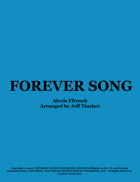 Forever Song (arr. Jeff Tincher)