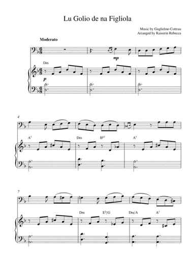Lu Golio de na Figliola (arr. Kaiserin Rebecca)