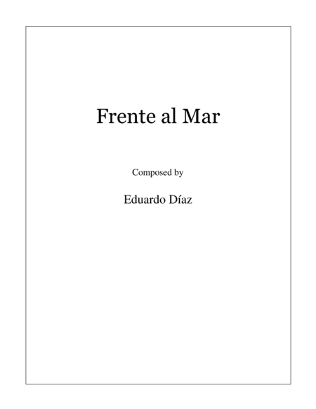 Frente al Mar