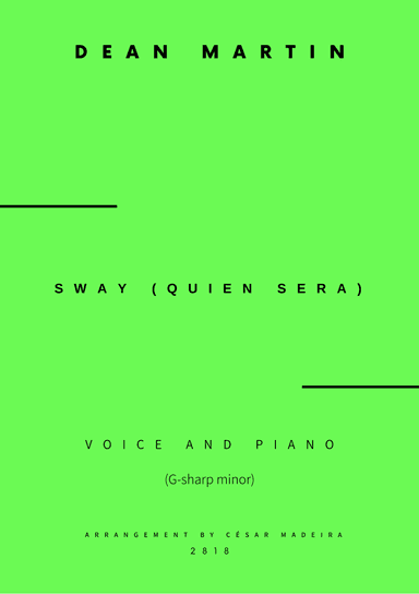 Sway (quien Sera) (arr. César Madeira)