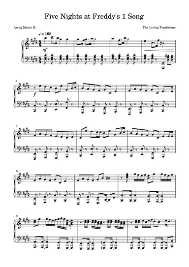 Five Nights At Freddy's (arr. Marco D.)