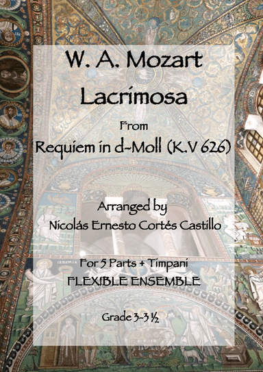 Lacrimosa (from  Requiem in D minor, K. 626) for Flexible Ensemble (arr. Nicolás Ernesto Cortés Castillo)