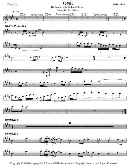 One (arr. Jorge Juárez)