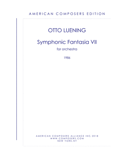 [Luening] Symphonic Fantasia No. 7