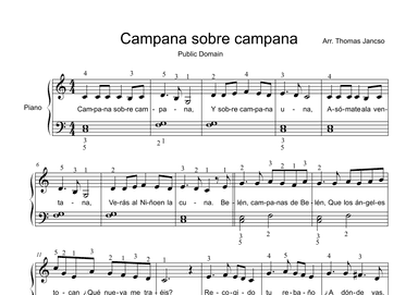 Campana sobre campana (arr. Thomas Jancso)