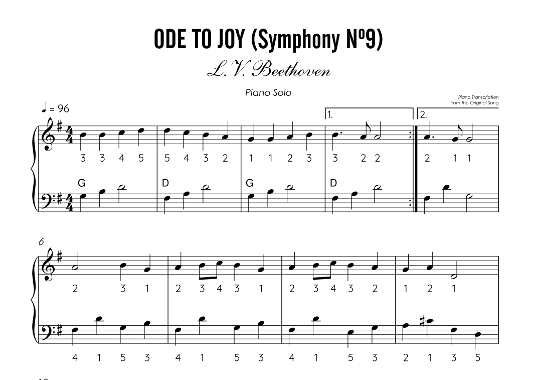 Ludwig Van Beethoven - Himno a la Alegria (Ode to Joy) (arr. Academia Unimusica)