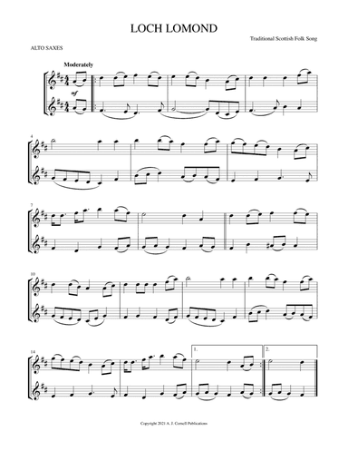 Loch Lomond (arr. Mark Phillips)
