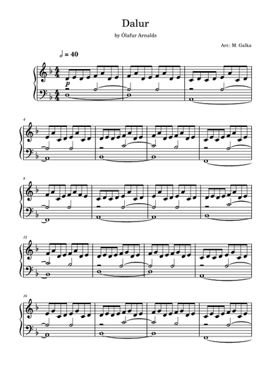 Dalur (arr. M. Galka)