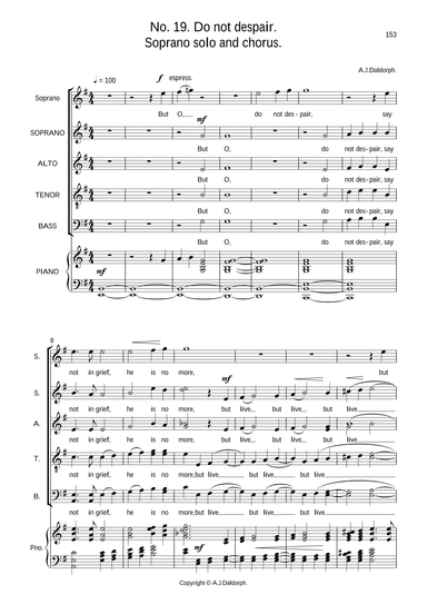 Do not despair (from Songs of Hope and Creation)