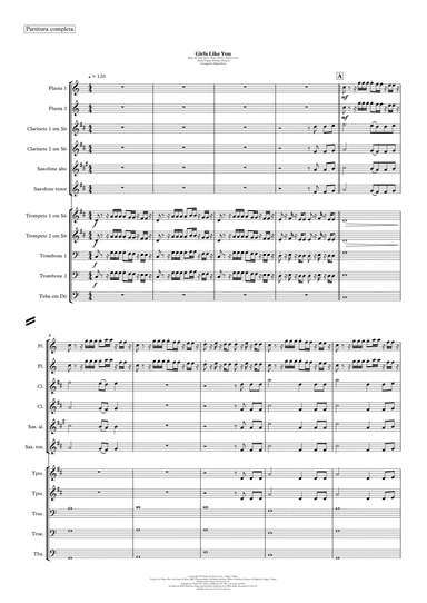 Girls Like You (arr. Rafael Brito)