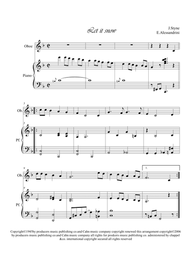 Let It Snow! Let It Snow! Let It Snow! (arr. Ester Alessandrini)