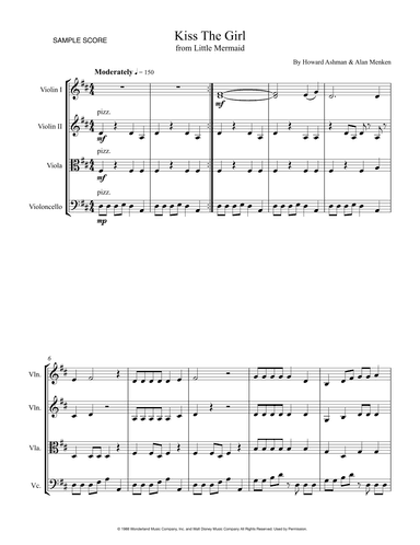 Kiss The Girl (arr. Sherry Lewis)