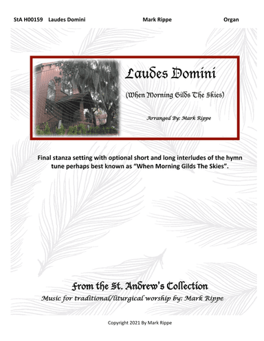 Laudes Domini (StA H00159) (arr. Mark Rippe)