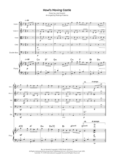 Howl's Moving Castle (arr. Rodrigo Faleiros)
