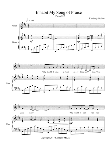Inhabit My Song of Praise
