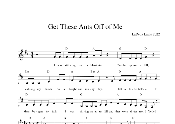 Get These Ants Off of Me
