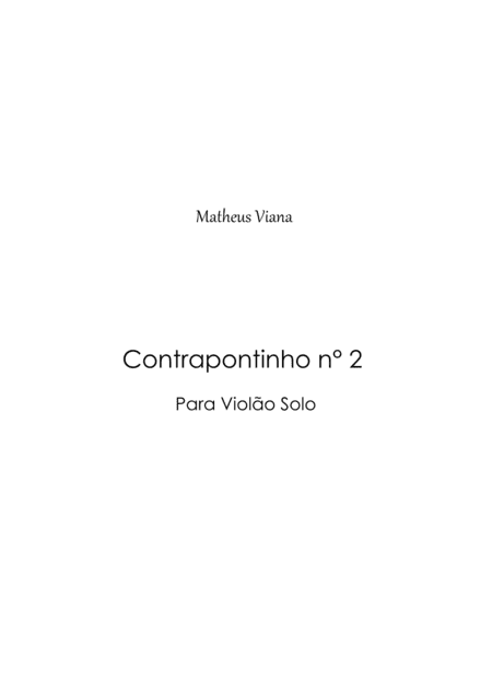 Contrapontinho n° 2