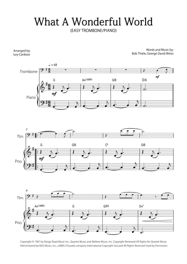 What A Wonderful World (arr. Iury Cardoso)