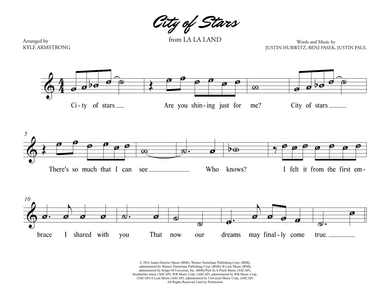 City Of Stars (arr. Kyle Armstrong)