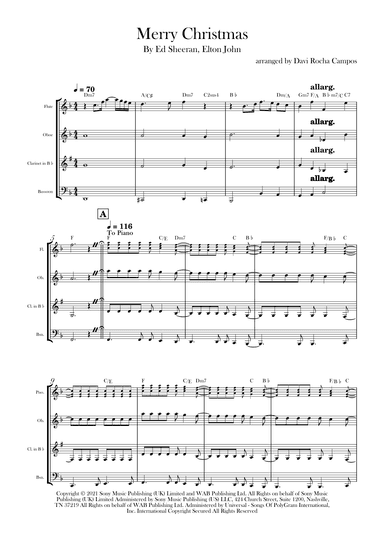 Merry Christmas (arr. Davi Rocha Campos)